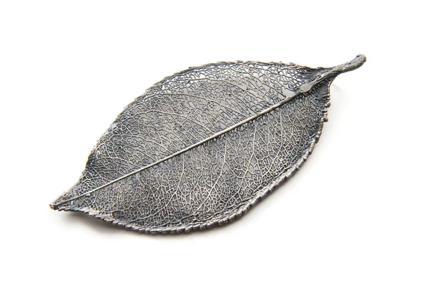 Hoja de plata — Foto de Stock