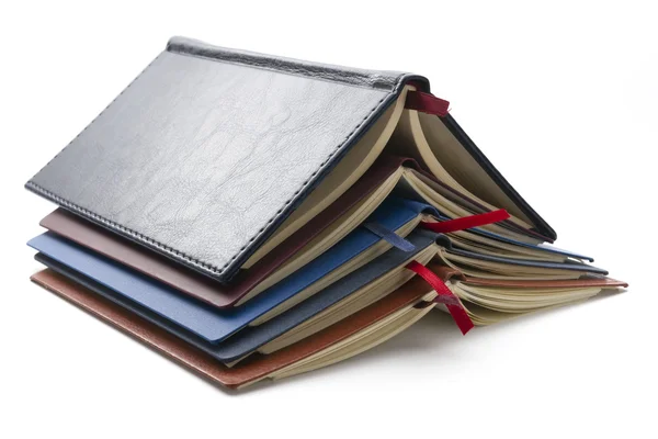 Stack of diaries — Stock Photo, Image