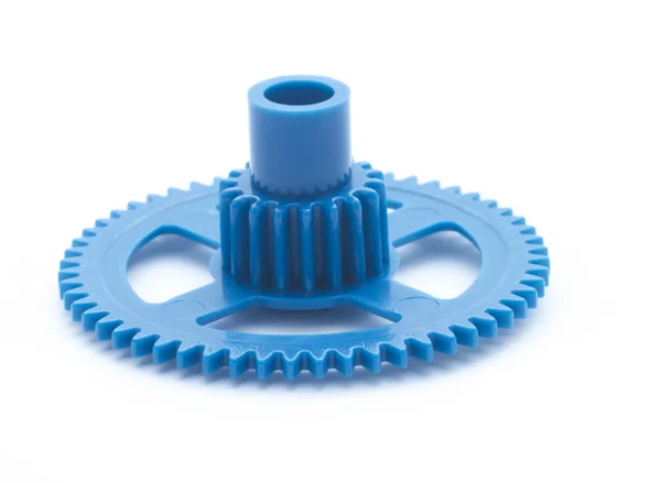 Blue cog — Stock Photo, Image