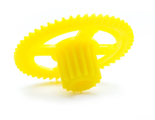 Yellow cog — Stock Photo, Image