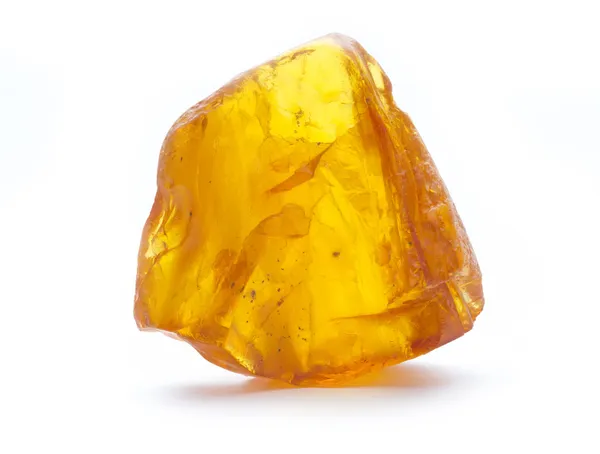 Amber isolated — Stock Photo, Image