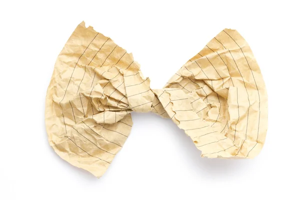 Recycling paper bow — Stock Photo, Image