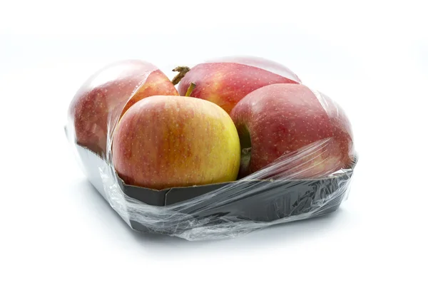 Appels in verpakking — Stockfoto