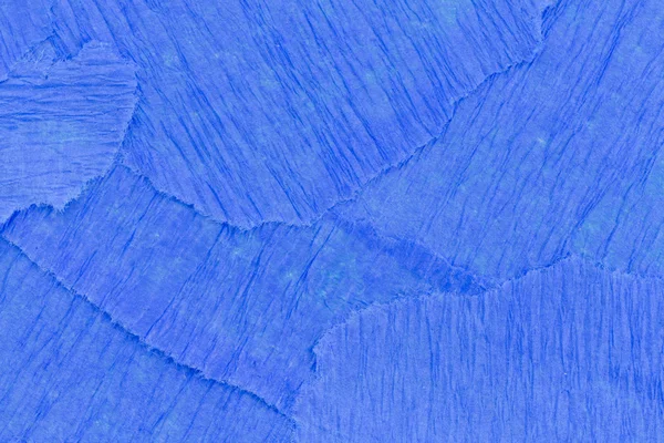 Blue crepe paper — Stock Photo, Image