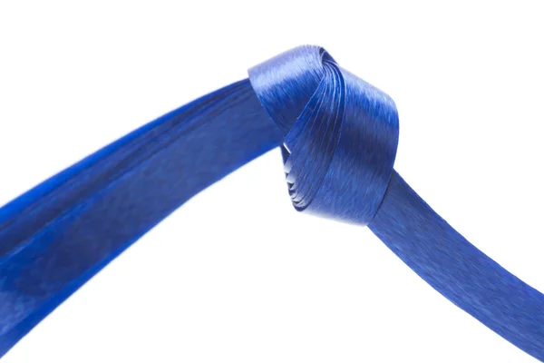 Blue ribbon — Stock Photo, Image