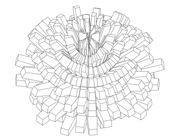 yarım yamalak soyut dome