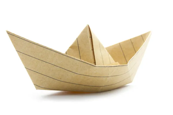 Origami barco —  Fotos de Stock
