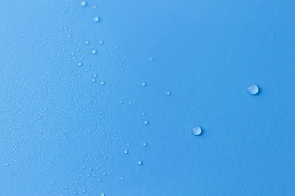 Gotas en azul — Foto de Stock