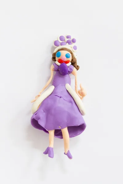 Plasticine doll — Stock Photo, Image