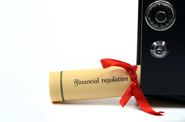 Regulación financiera y acero seguro —  Fotos de Stock