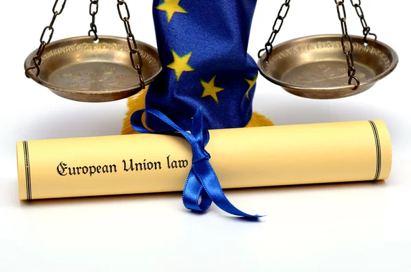 Recht van de Europese Unie — Stockfoto