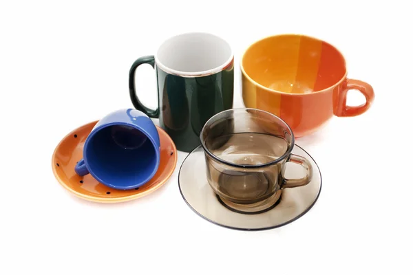 Set of multi-colored cups — Stock Photo, Image