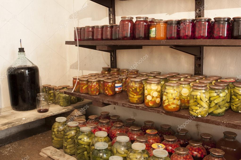 House preservation of vegetables and fruit — Stock Photo © gorvik 30905237