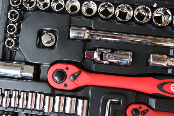 Tool kit for the mechanic — Stock Photo, Image