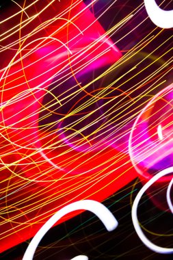 yavaş çekim hızı ışık