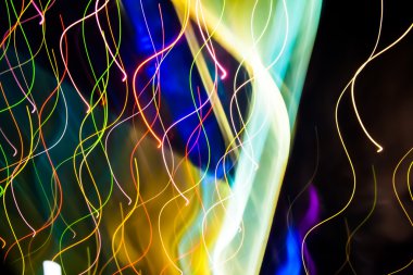 yavaş çekim hızı ışık