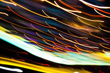 yavaş çekim hızı ışık