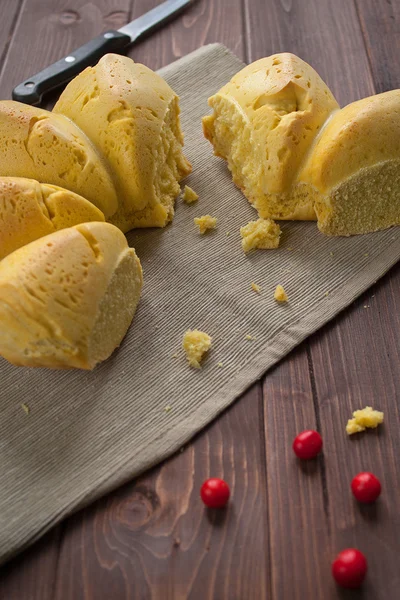 Хлеб на шафран — стоковое фото