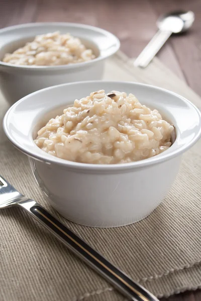 Risotto with black truffle — Stock Photo, Image