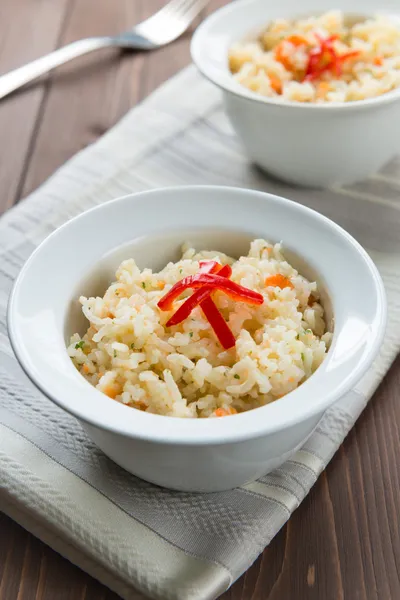 Arroz vegetariano — Fotografia de Stock