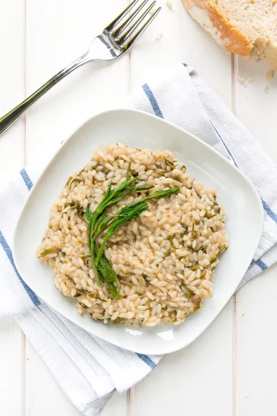 Risotto med humle — Stockfoto