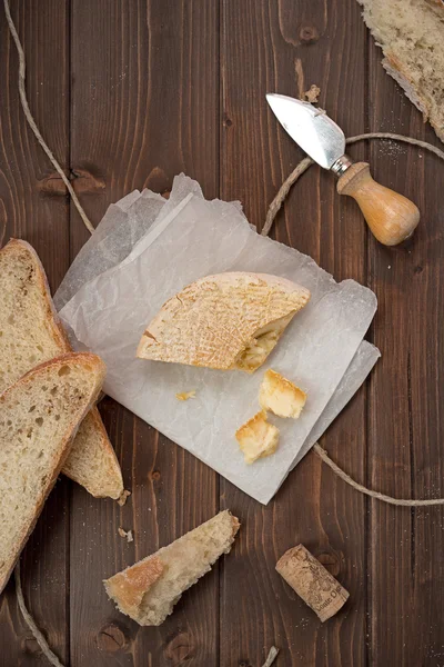 Опытный итальянский сыр — стоковое фото