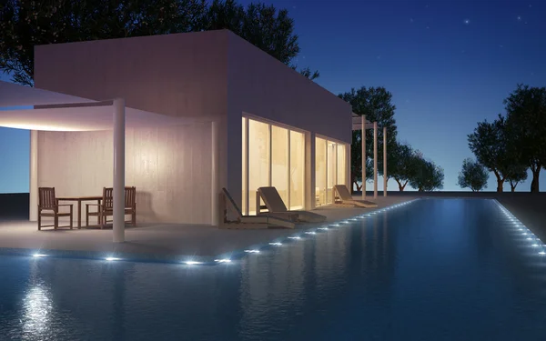 Modern su havuzlu villa