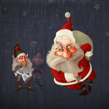 Noel Baba hediye iletim başlar