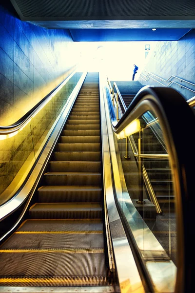 Метро ескалатора — стокове фото