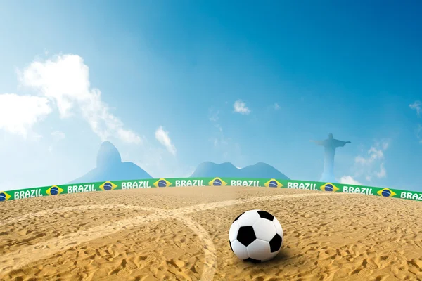 Strandvoetbal — Stockfoto