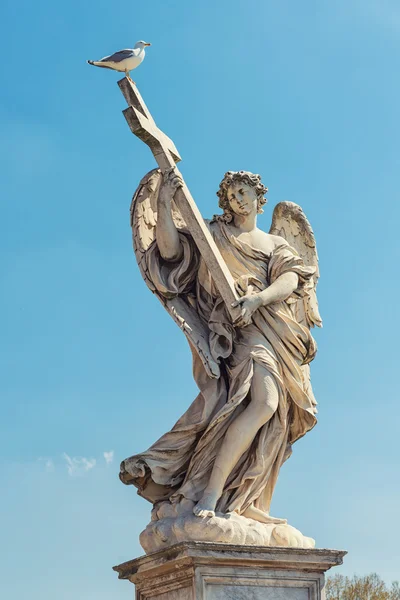 Statua most Świętego Anioła — Zdjęcie stockowe