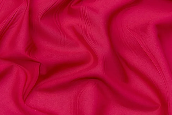 Textura Close Tecido Vermelho Rosa Natural Pano Mesma Cor Textura — Fotografia de Stock