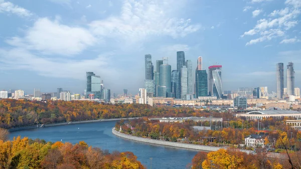 Moscou Russie Octobre 2021 Vue Panoramique Ville Moscou Depuis Les — Photo