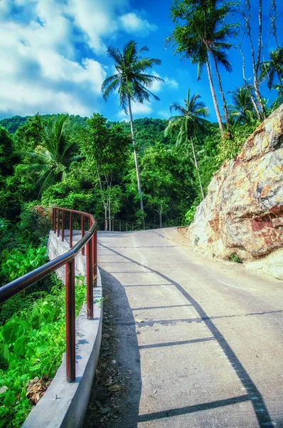 Uma Estrada Samui — Fotografia de Stock