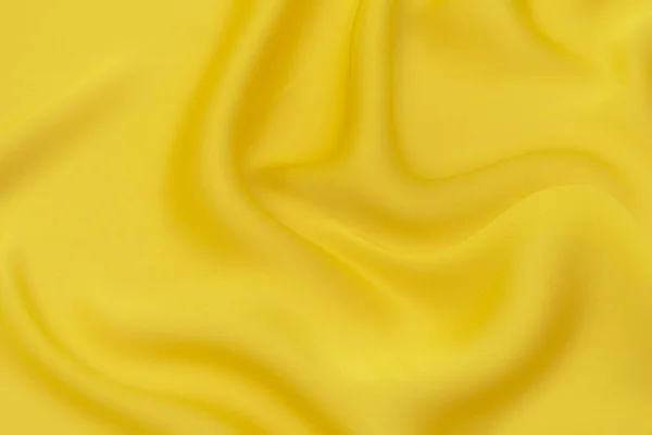 Textura Close Tecido Amarelo Natural Pano Mesma Cor Textura Tecido — Fotografia de Stock
