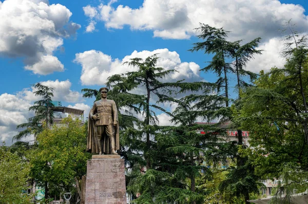 Statua Mustafa Kemal Ataturk Atatrk Trabzon — Foto Stock
