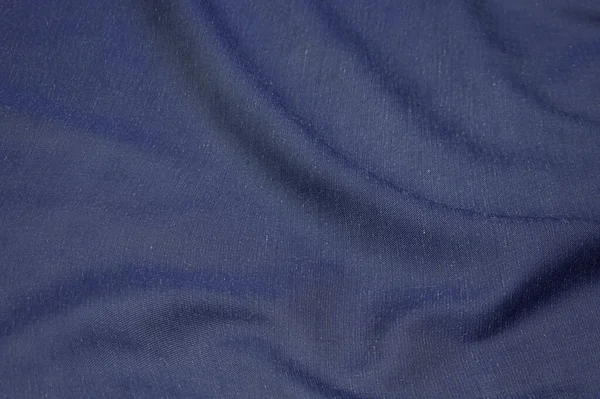 Struttura Primo Piano Tessuto Azzurro Naturale Stoffa Nello Stesso Colore — Foto Stock