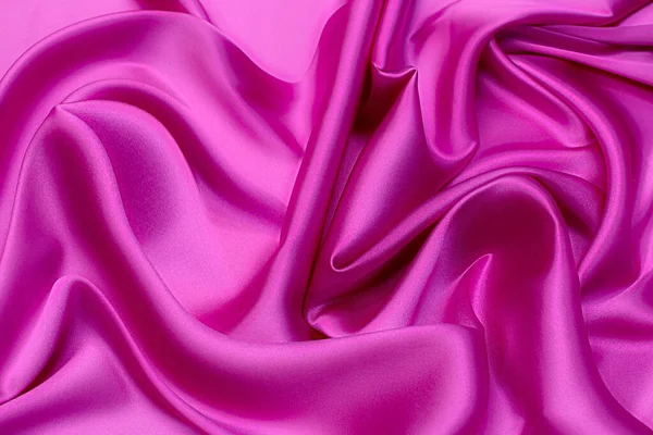 Närbild Textur Naturliga Röda Eller Rosa Eller Fuchsia Tyg Eller — Stockfoto