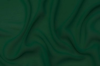 Doku, arka plan, desen. Yeşil ipek kumaş dokusu. Güzel zümrüt yeşil yumuşak ipek kumaş.