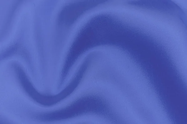 Tekstura Tło Wzór Tekstura Niebieskiego Jedwabiu Bawełny Lub Wełny Piękny — Zdjęcie stockowe