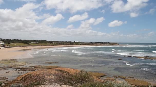 Torquay plaży - australia — Wideo stockowe