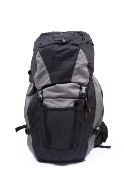 yüksek çözünürlüklü üzerinde beyaz bir backgro izole olarak trekking sırt çantası