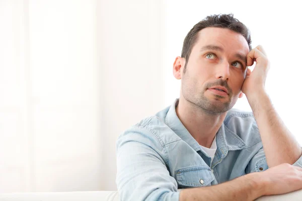 Portrait of a young relaxed man — Stock Photo, Image