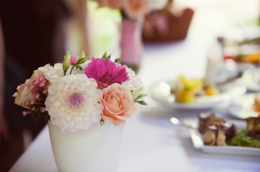 Düğün masa süslü