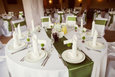 Düğün masa süslü