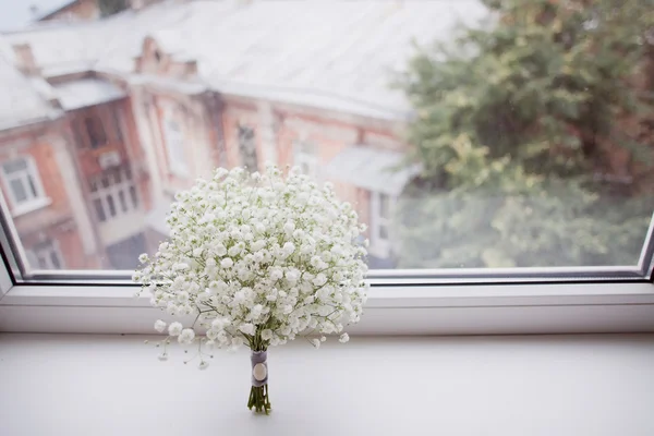 Bruids boeket van gypsophila — Stockfoto