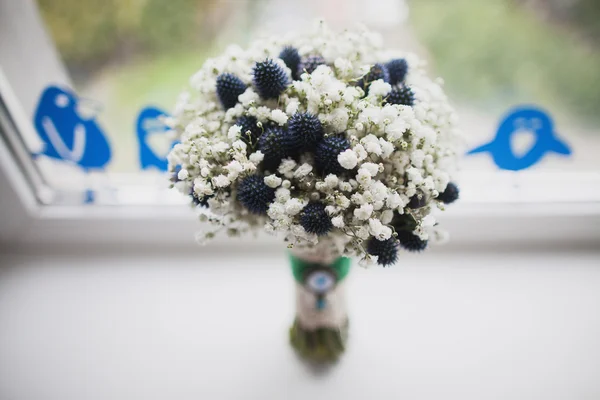 Bruids boeket van gypsophila — Stockfoto