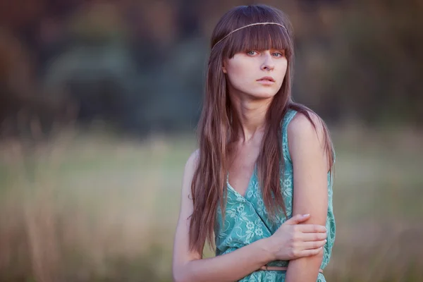 Beautiful brunette woman — Stock Photo, Image