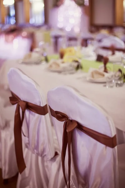 Decorated wedding table — Stock Photo, Image