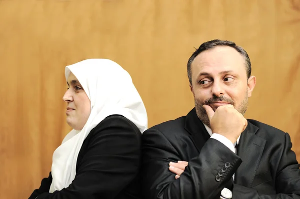 Muslim Arabic couple — Stock Photo, Image